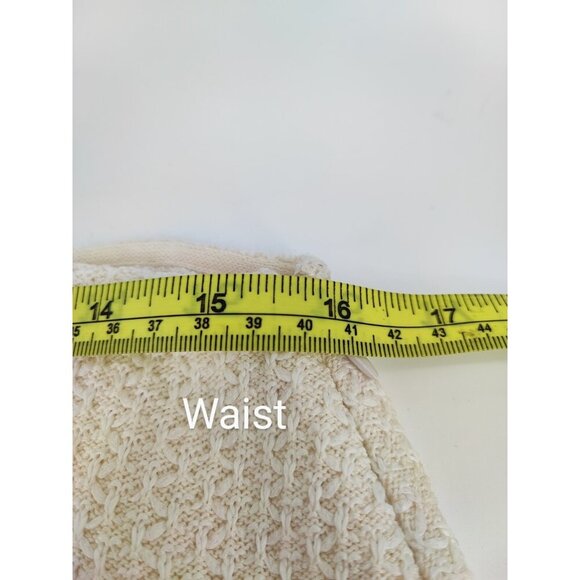 St John Women's Beige Wool Cotton Knit Skirt Size 10 - Picture 8 of 9